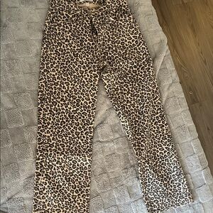 Abercrombie & Fitch Leopard Print Jeans
